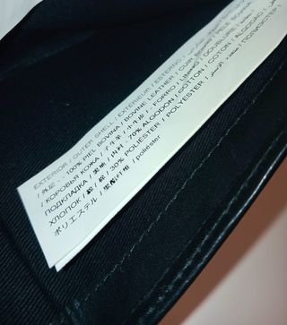 Cartera U Adolfo Domínguez Negra piel