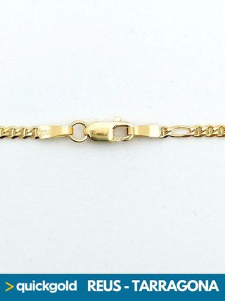 035-02-00627 CADENA ORO 18K ALTERNA 49.7CM