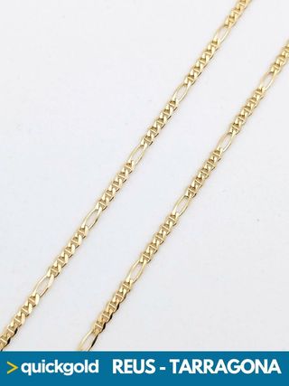 035-02-00627 CADENA ORO 18K ALTERNA 49.7CM