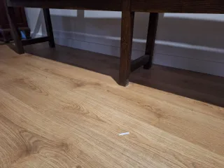 Banqueta de madera de iglesia auténtica