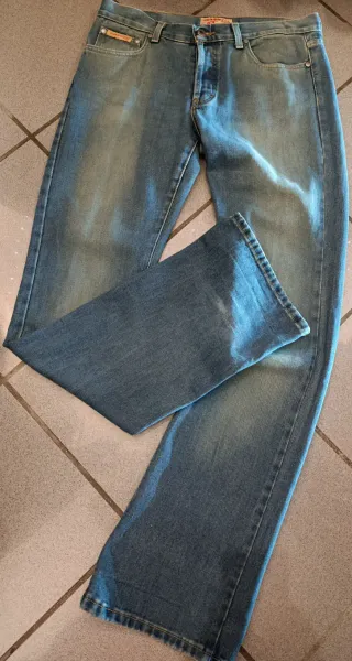 Jeans Y2K Seven SIX a campana gamba larga tg 46