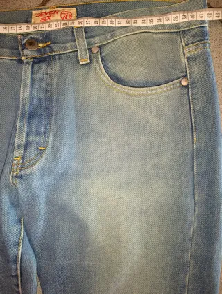 Jeans Y2K Seven SIX a campana gamba larga tg 46