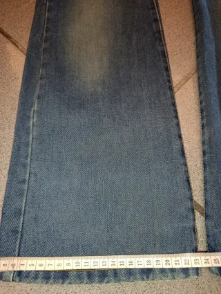 Jeans Y2K Seven SIX a campana gamba larga tg 46