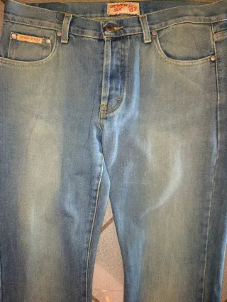 Jeans Y2K Seven SIX a campana gamba larga tg 46