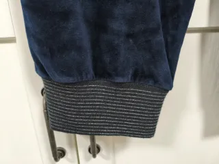 Pantalón corto terciopelo negro