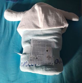 Cinnamoroll Hooded Throw Plaid Hello Kitty NUOVA