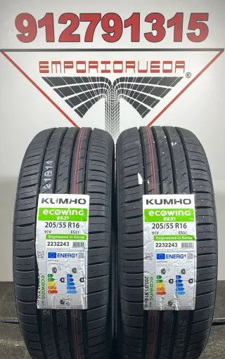 4UD 205 55 16 V KUMHO RUEDA NUEVA YA MONTADA