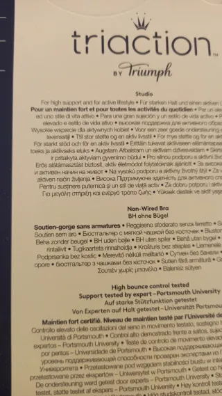 Reggiseno sportivo Triumph Triaction Welln