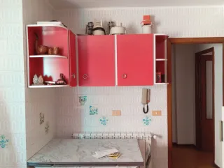 Muebles de cocina sin electrodomésticos.