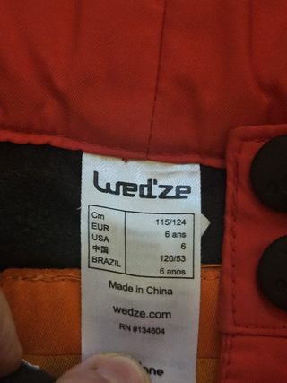 Abito da sci per bambini Taglia 6-8