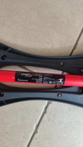 Skateboard Oxelo nero e rosso