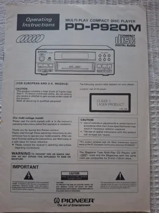 Equipo Hi Fi Pioneer Radio CD Cassette