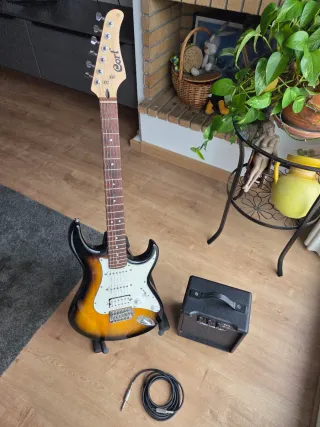 Pack guitarra electrica cort
