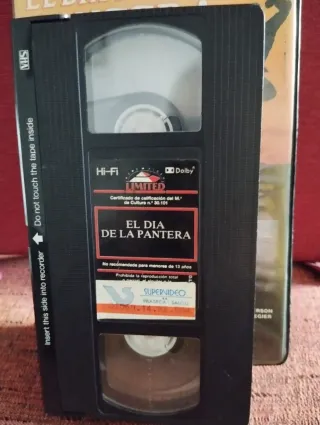 VHS VIDEOCLUB EL DIA DE LA PANTERA