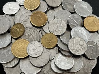 Lote 100 monedas Italia 1950-1970