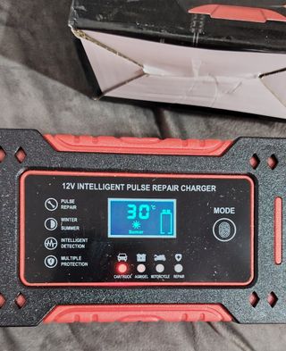 Cargador Batería Coche Inteligente 12V 6A