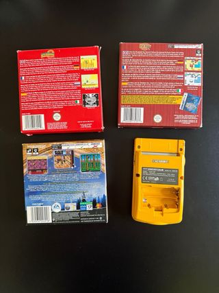 Game Boy Color + Super Mario, Zelda y Harry Potter