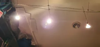 Lampadario Ikea Lineare Faretti Vetro Metallo