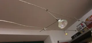 Lampadario Ikea Lineare Faretti Vetro Metallo