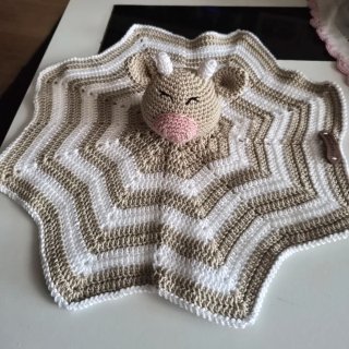 Manta de apego para bebé conejito por encargo