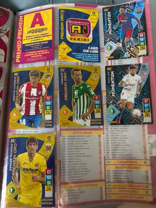Álbum LaLiga Adrenalyn 2021-22 (cartas separadas)