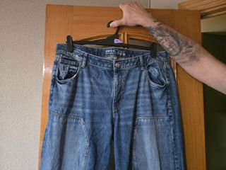 Pantalón vaquero ancho mujer Primark