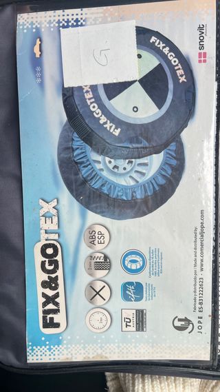 Cadenas de tela de coche para nieve