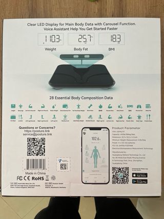 Bilancia Pesa Persone Smart Posture