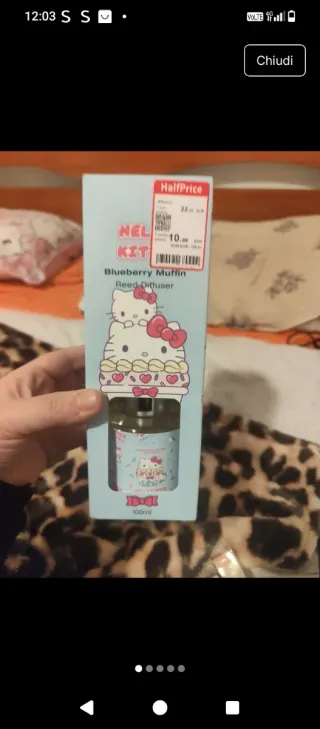 Diffusore Hello Kitty Blueberry Muffin