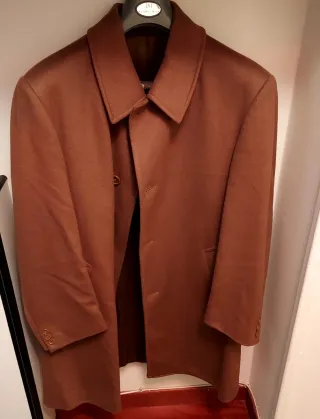 Cappotto lana cammello uomo