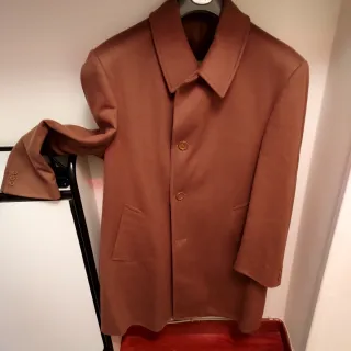 Cappotto lana cammello uomo