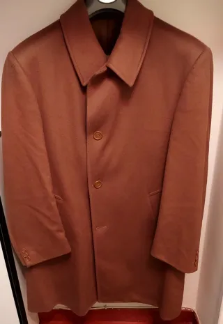 Cappotto lana cammello uomo