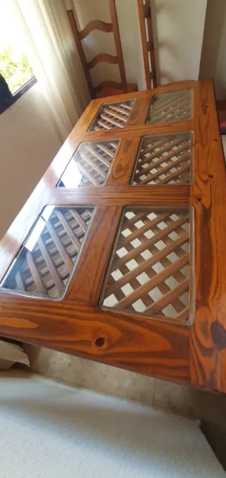 Mesa rústica madera México