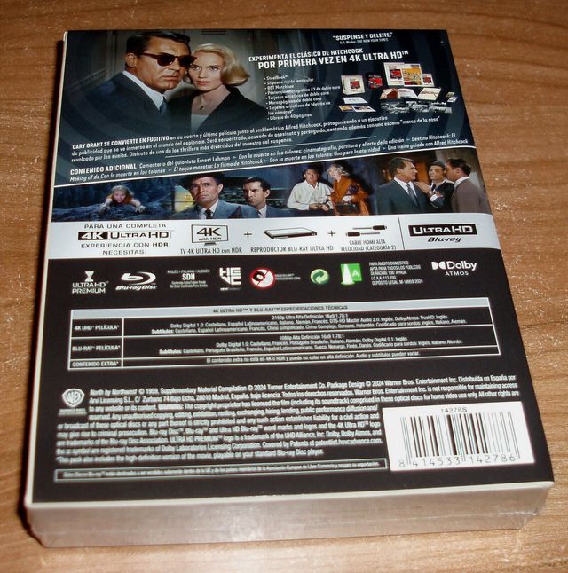 Con la Muerte en los Talones Steelbook 4K Nuevo