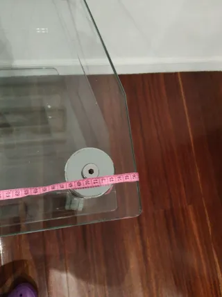 Mesa TV cristal 3 baldas