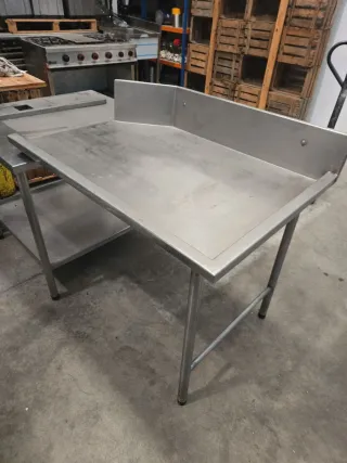 Mesa auxiliar hostelería inox