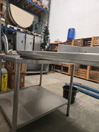 Mesa auxiliar hostelería inox