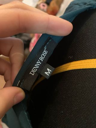 Vestito verde petrolio maniche lunghe