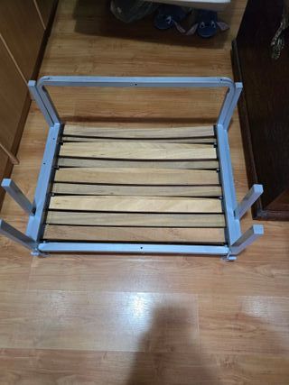 Cama Puff Plegable ZARDÀ 180x80 Gris,buen estado