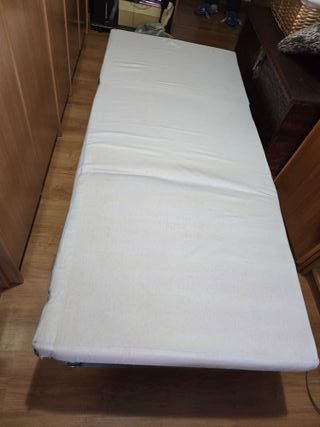 Cama Puff Plegable ZARDÀ 180x80 Gris,buen estado