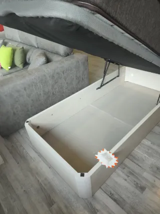 Canapé abatible blanco oferta si