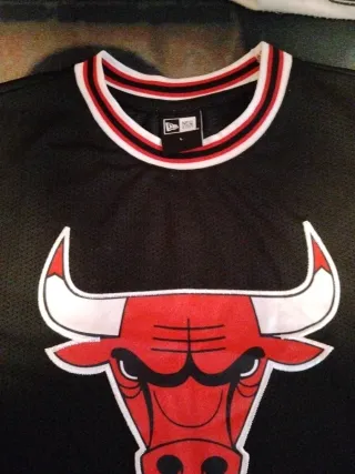 Camiseta NBA Chicago Bulls Negra