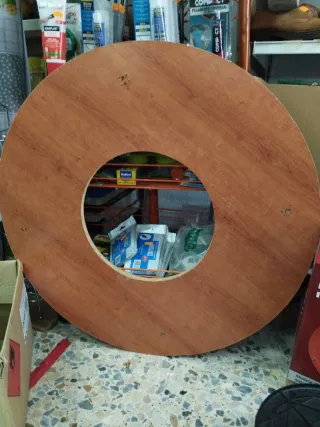 Tarima redonda 80 cm diámetro