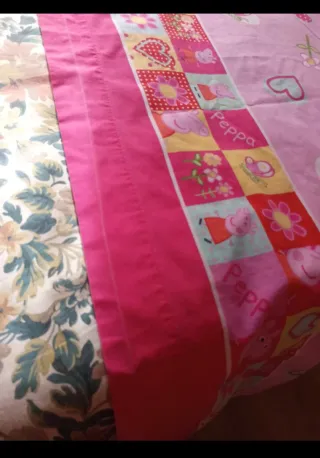 Sábana Peppa Pig 2,65x1,55 + Funda Almohada