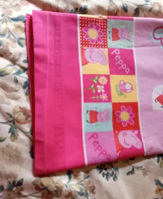 Sábana Peppa Pig 2,65x1,55 + Funda Almohada