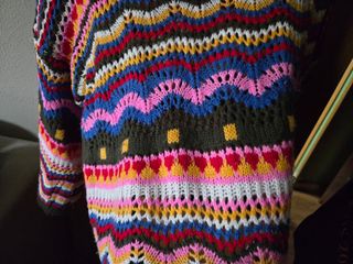 Jersey Shein Curve calado multicolor