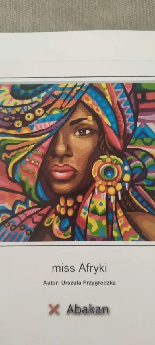 Gráfico de punto de Cruz Miss Afryki