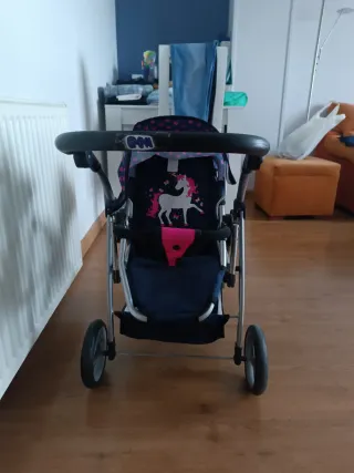 Carrito gemelar de juguete