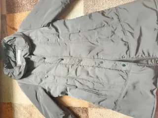 Abrigo largo mujer gris