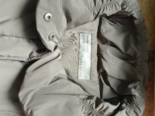 Abrigo largo mujer gris